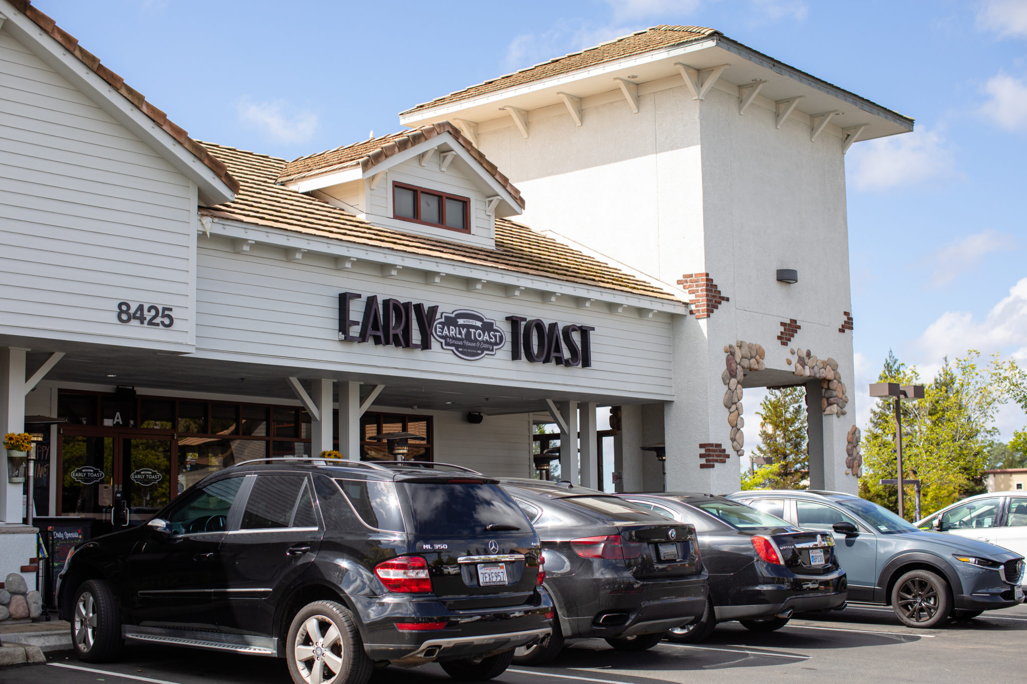 Mario's Early Toast interior detail